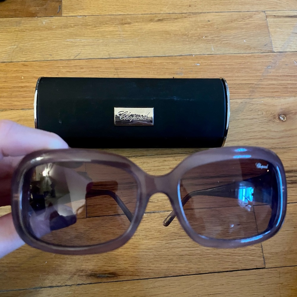 Chopard purple retro sunglasses 💜